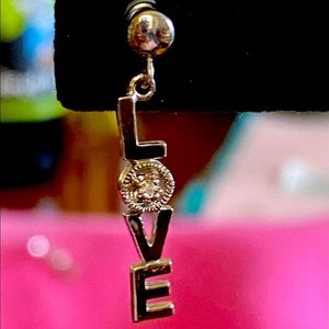 Love white gold and diamond earrings